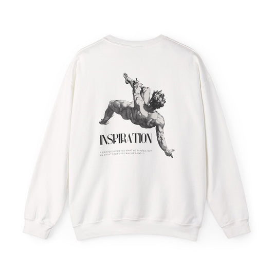 Inspiration Crewneck Sweatshirt – Classical Cherub Graphic