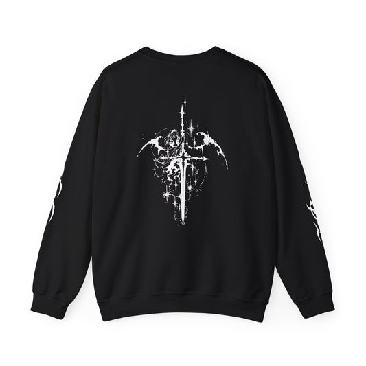 Gothic Sword Emblem Crewneck Sweatshirt