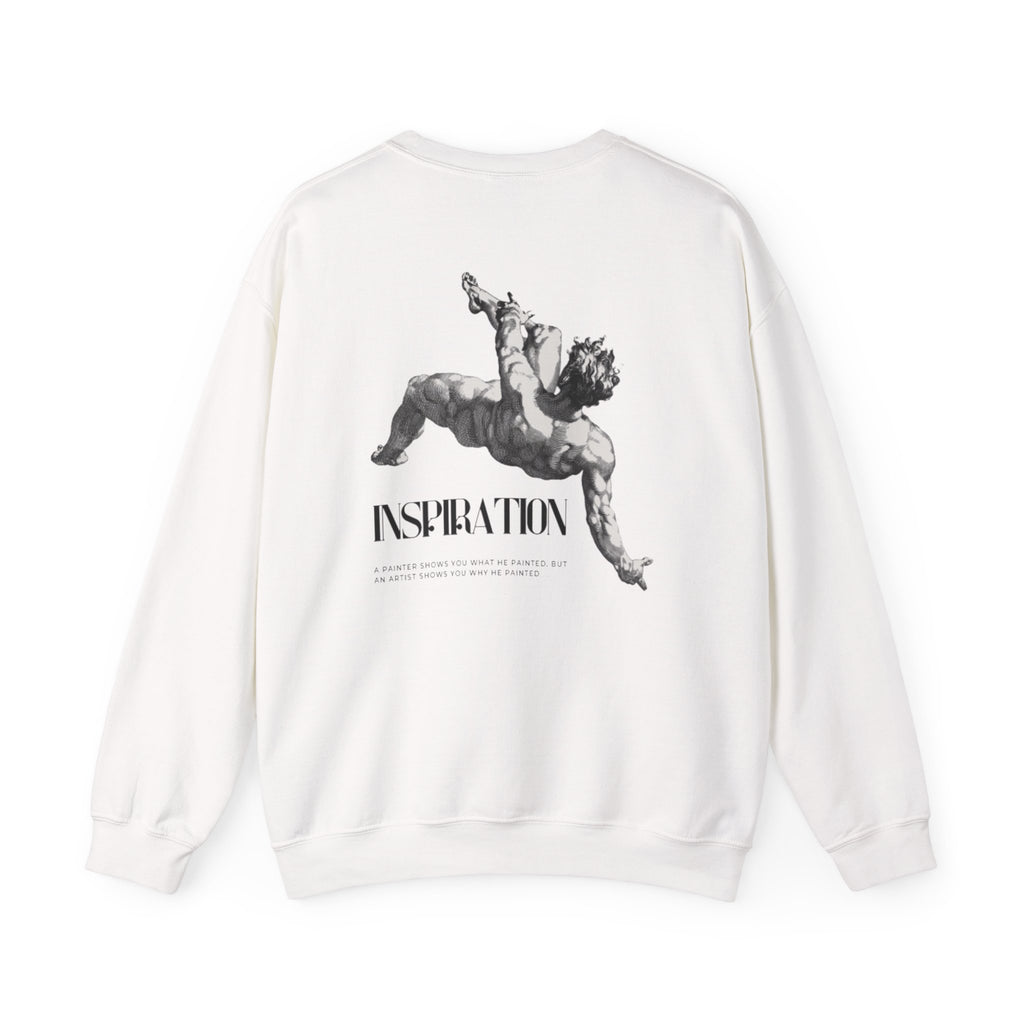 Inspiration Crewneck Sweatshirt – Classical Cherub Graphic