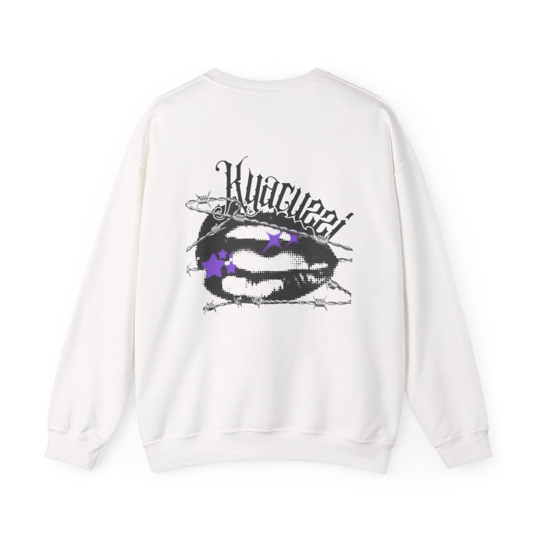 Kyuuckee! Lip Graphic Crewneck Sweatshirt