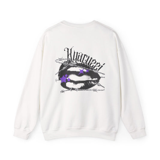 Kyuuckee! Lip Graphic Crewneck Sweatshirt