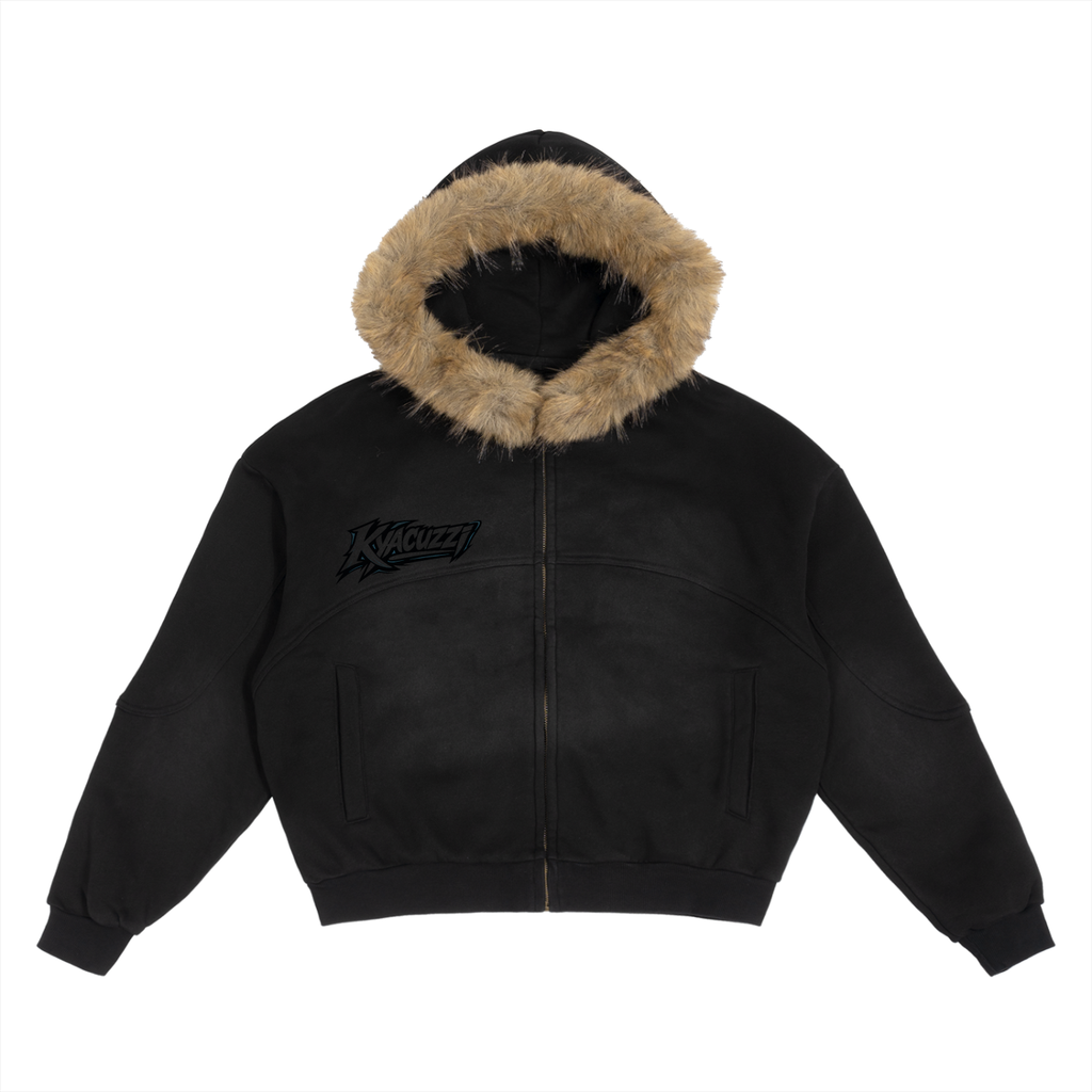 Gatchiakuta Enjin Fur Hoodie