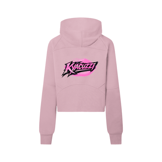 Cropped Half-Zip Hoodie